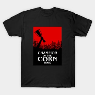 Funny Champion Cornhole Art Design T-Shirt